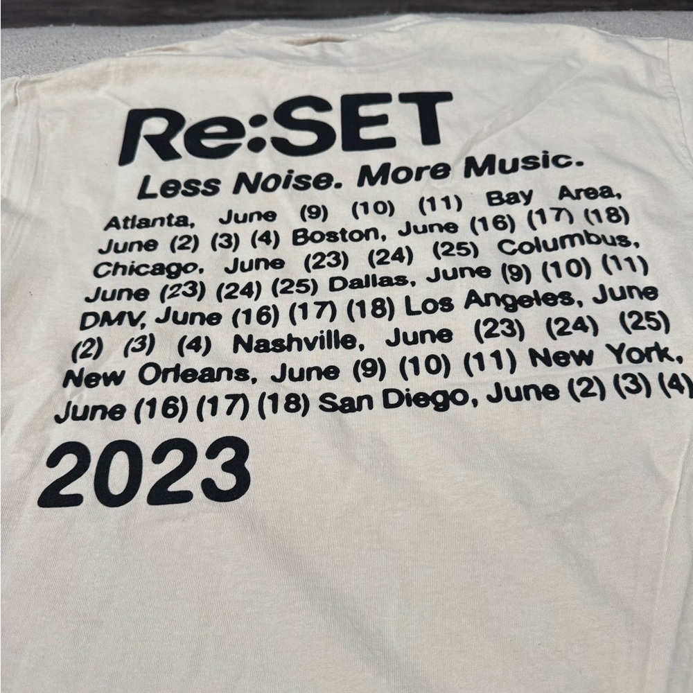Re:set concert T-Shirt